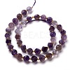 Natural Amethyst Beads Strand G-M367-28C-3