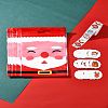 Christmas Theme Rectangle Plastic Zip Top Candy Storage Bags OPP-FS0001-11-9