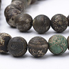 Dyed Natural Agate Beads Strands X-G-Q462-130C-8mm-3
