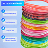 30 Bundles 30 Colors 3D Printing Pen Filament DIY-WH0021-40-6