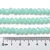 Baking Paint Imitation Jade Glass Bead Strands DGLA-A034-J6MM-A22-3