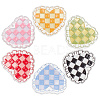 12Pcs 6 Colors Transparent Acrylic Pendants OACR-SC0002-21-5