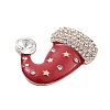 Christmas Alloy Rhinestone Cabochons FIND-U016-03G-01-2