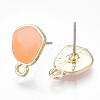 Alloy Stud Earring Findings PALLOY-S177-39-M-3