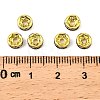 Brass Grade A Rhinestone Spacer Beads RSB036NF-14G-2