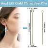 Brass Eye Pins KK-BBC0012-23A-2
