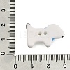 Dog Ceramic Buttons BUTT-I018-01B-01-3
