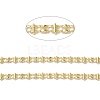 Rack Plating Brass Polygon Link Chains CHC-C005-09G-2