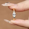 Alloy with Clear Cubic Zirconia Finger Rings FS-WGD7F1A-02-3