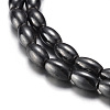 Magnetic Synthetic Hematite Bead Strands G-A164-12A-1