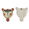 Handmade Porcelain Pendants PORC-N004-120-3