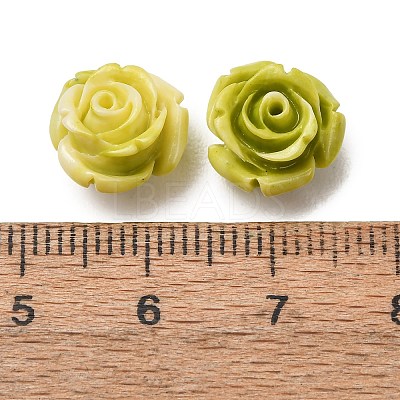 Synthetic Coral Dyed Carved Beads SH-CBAE713-04-1