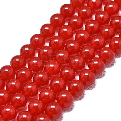 Natural Malaysia Jade Beads Strands G-L645-C01-8mm-16-1