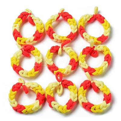 Gradient Nylon Elastic Hair Ties OHAR-D010-05A-1