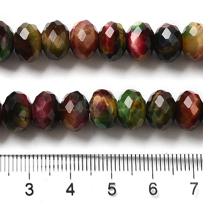 Natural Rainbow Tiger Eye Beads Strands G-NH0002-D03-04-1