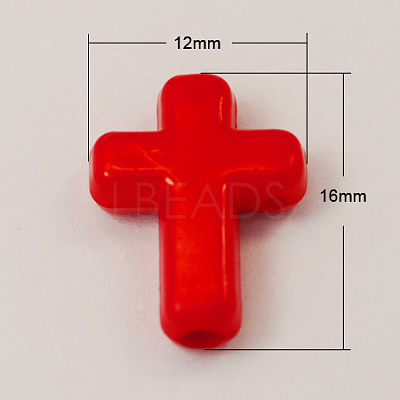 Opaque Acrylic Beads SACR-436-1-1