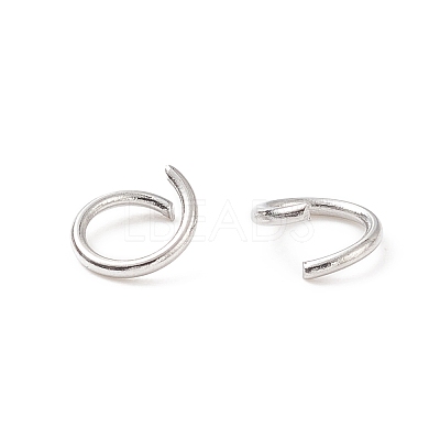 Tarnish Resistant 304 Stainless Steel Open Jump Rings STAS-R049-6x0.8mm-1