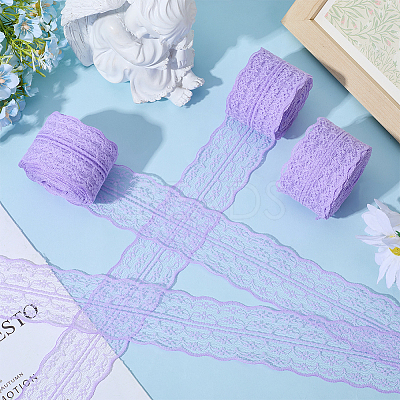 3 Rolls Guipure Non-Stretch Lace Trim OCOR-GF0004-52B-1