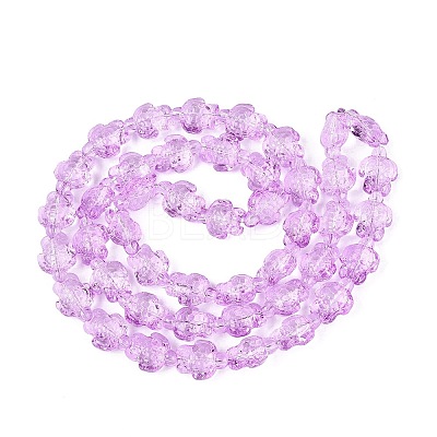 Transparent Glass Beads Strands DGLA-N021-02A-07-1