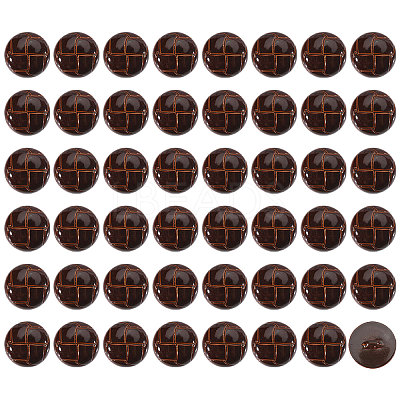 1-Hole Plastic Buttons BUTT-CA0001-34A-1