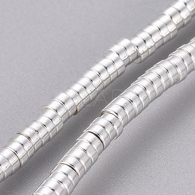 Electroplated Non-magnetic Synthetic Hematite Beads Strands X-G-G826-09S-2mm-1