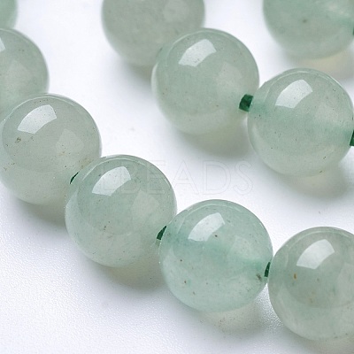 Natural Green Aventurine Beads Strands G-D855-09-10mm-1