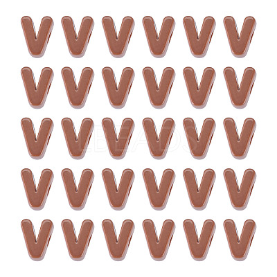 Opaque Acrylic European Beads OACR-TAC0019-006V-1