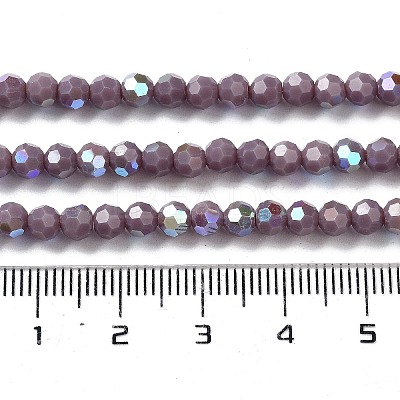 Opaque Glass Beads Strands LS-EGLA-A035-P4mm-L11-1