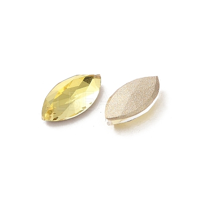 Glass Rhinestone Cabochons RGLA-P037-09B-D226-1