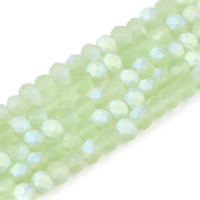Transparent Glass Beads Strands EGLA-A044-T3mm-MB09-1
