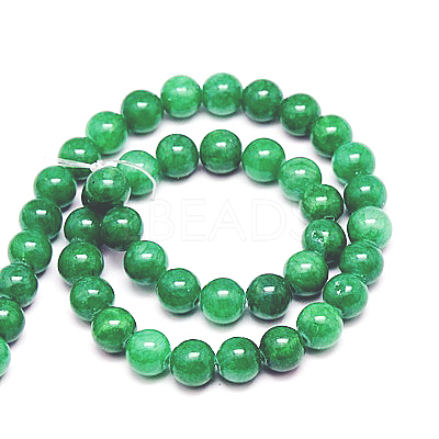 Natural Yellow Jade Beads Strands X-G-G598-4mm-YXS-19-1
