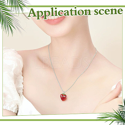 30Pcs Handmade Polymer Clay Rhinestone Pendants FIND-ME0002-75-1