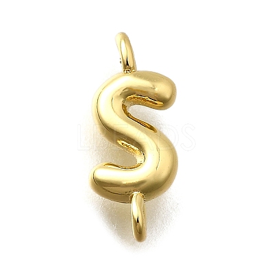 Brass Connector Charms KK-P295-01G-S-1