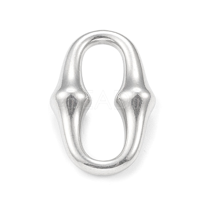 Non-Tarnish 304 Stainless Steel Linking Rings X-STAS-F287-17P-1
