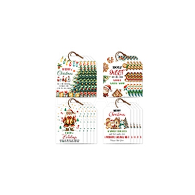 120Pcs 4 Styles Sunflower Paper Thank You Gift Tags CDIS-WH0038-06-1
