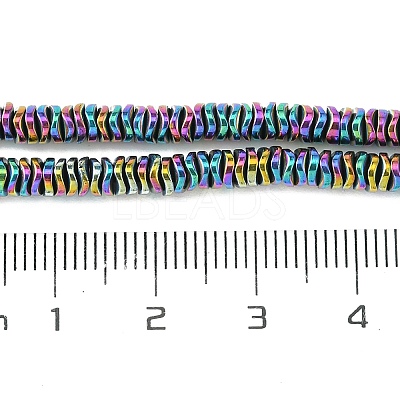 Electroplated Synthetic Non-Magnetic Hematite Beads Strands G-H020-M01-11-1