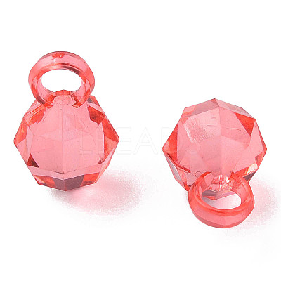 Transparent Acrylic Pendants MACR-S373-125-B07-1
