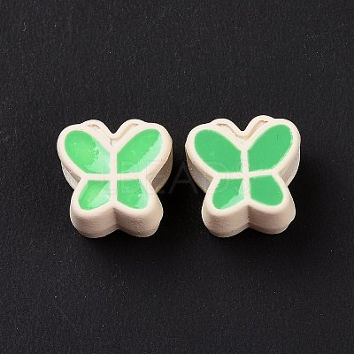 Rubberized Style Acrylic European Beads SACR-E009-05-1