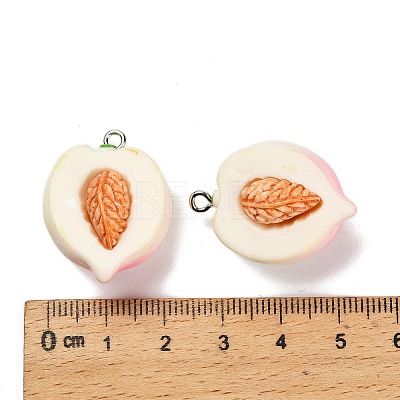 Opaque Resin Pendants RESI-Z042-01P-01-1