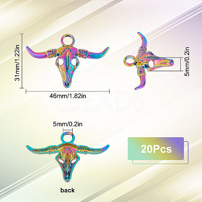 20Pcs Plated Alloy Pendants FIND-SC0004-22-1