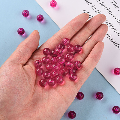 Transparent Acrylic Beads X-MACR-S370-A10mm-706-1