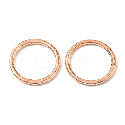 Alloy Soldered Closed Jump Rings KK-WH0052-05A-RG-1