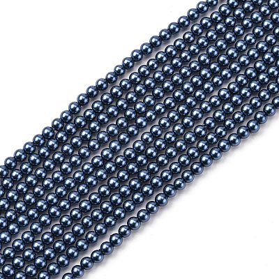 Grade A Glass Pearl Beads HY-J001-4mm-HX061-1