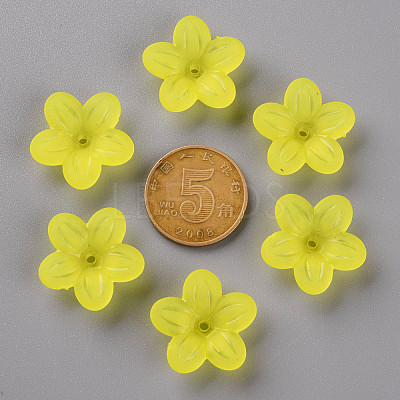 Frosted Acrylic Bead Caps MACR-S371-08A-717-1