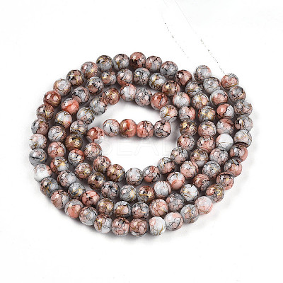 Baking Paint Glass Beads X1-DGLA-N003-8mm-B05-1