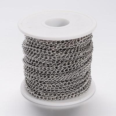 Tarnish Resistant 304 Stainless Steel Twisted Chains CHS-H007-24P-1