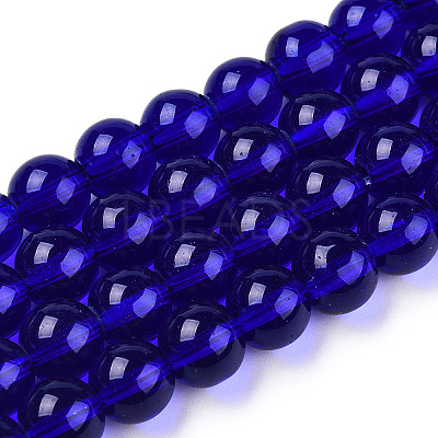 Transparent Glass Beads Strands LS-GLAA-T032-T6mm-15-1