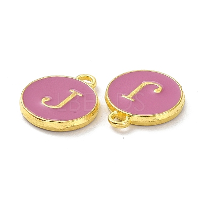 Golden Plated Alloy Enamel Charms ENAM-XCP0001-13J-1