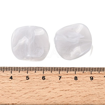 Opaque Acrylic Imitation Gemstone Beads OACR-G061-01E-1