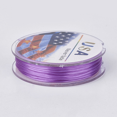 Flat Elastic Crystal String 